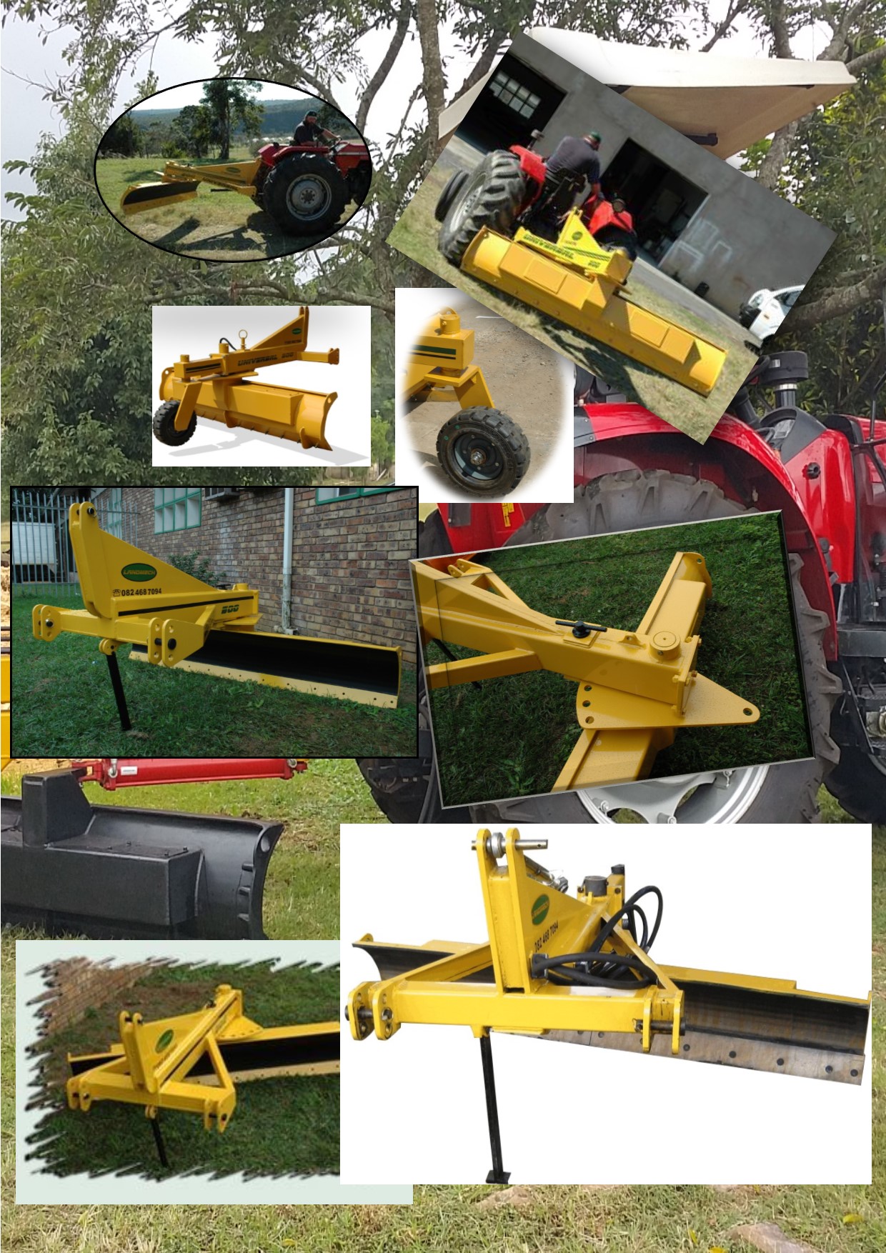 Roadking Cadet- Basic heavy duty mounted grader
